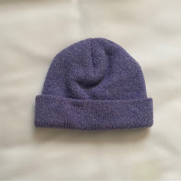 Vintage Purple Knit Beanie - Picture 2 of 3
